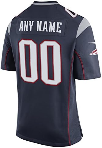 Custom Personalized Football Jerseys Any Name &amp; Number Jersey (New_England_Patriots)