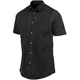 Beretta Men's TKAD Flex Breathable Lightweight Button-Down Outdoor Casual Active Tactical Short Sleeve T-Shirt