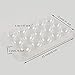 EORTA 2 Pack/30 Cavity Sugar Flower Drying Mold Fondant Shaping Tray Plastic Cake Decoration Baking Tools for Sugarcraft, Gum, Paste Chocolate, DIY, Clear, 9