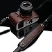 Gariz Genuine Leather XS-CHLSNBR2 Camera Neck Strap for Mirrorless Cameras - Sony, Leica, Fuji, Olympus, Panasonic, Ricoh, Samsung, Sigma, Nikon, Canon - Brown