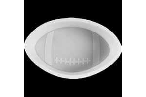 VONZK Car Freshie Mold Football Silicone Molds Valentine's Day 2 1/2" L X 3 3/4" W X 1 1/4" H for Aroma Beads - DIY Handmade Freshies Mould