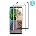 2 Pack Galaxy S9 Screen Protector 9H Hardness/Anti-Scratch/Anti-fingerprint/Anti-Bubble/3D Curved/High Definition/Fitquipment Glass Screen Protector Compatible Samsung Galaxy S9 Black