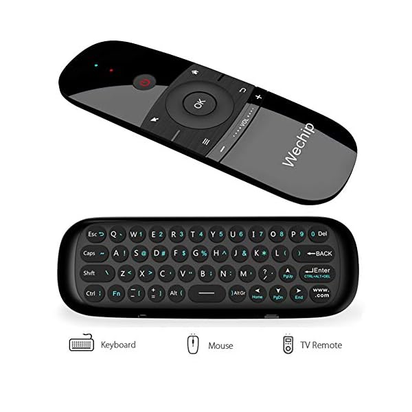 RunSnail-Air-Mouse-Remote-with-Keyboard-for-Android-TV-Box-Smart-TV-Computer-Laptop-Projector-HTPC-Media-Player 2.4GHz Air Mouse Remote with Keyboard, 6-Gyro Sensors Remote Rechargeable for Android TV Box, Smart TV, Computer, Laptop…