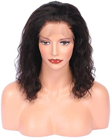 SHANELL Hair Short Bob WIgs 360 Lace Frontal Wig 180% Density Full Lace Human Hair Wigs For Black Women Natural Wave 360 Lace Wig Lace Front Human Hair Wigs (10inch,180% density)