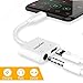 Headphone Jack Dongle Adapter for iPhone X 8/8Plus 7/7Plus.Adapter iPhone Accessories Headset Cable Audio Earphone 3.5mm Aux Jack Charger Splitter Adaptor Charge+Volume+Music Control Support 1OS11.3
