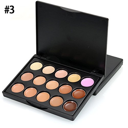 Correcting Concealer Cream BB Cream 15 Colors Makeup Face Foundation Trimming Cover Dark Circles Freckles Acne Camouflage Palette (C)