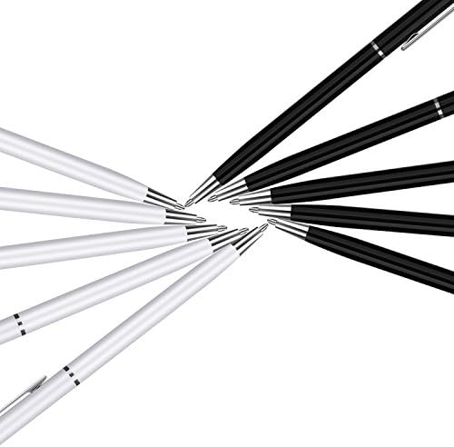 Stylus Pen,PROKING 2 in 1 Capacitive Stylus Ballpoint Pen for Universal Touch Screens Devices Stylus Pens for iPad,iPhone,Kindle,Samsung,HTC,Tablets(Black,White)