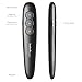 Inateck Wireless Presenter, 2.4GHz Powerpoint remote control, PPT Presenter Pen, Up to 90ft, Black