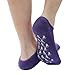 AYAOQIANG Moisturizing Gel Spa Socks for Moisturize Soften Repair Cracked Skin-2Pair(Green + Purple)