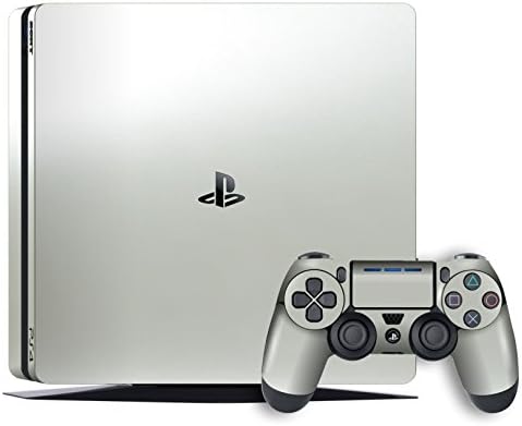 EasySkinz Gadgets WRAP Satin Pearl White Skin for Sony Playstation 4 Slim (PS4 Slim)