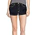 Hybrid & Company Womens Mid Rise Denim Stretchy Jean Shorts with Pockets SH22880X SP Indigo 22