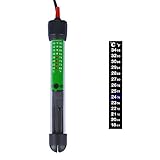 Uniclife HT-6050 Aquarium Heater Submersible with Thermometer for 10 Gallon Fish Tank, 50 W