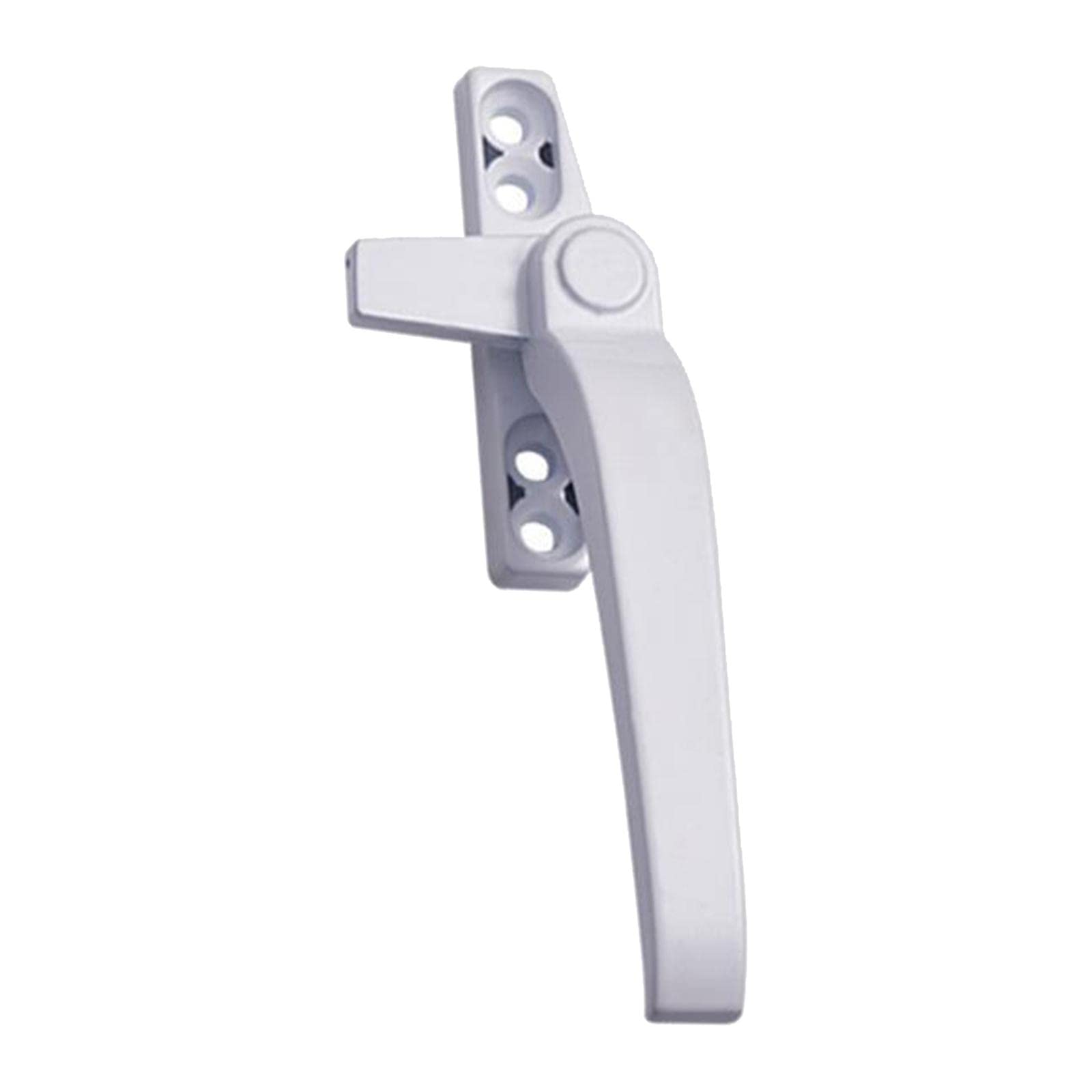 LOVIVER Replacement Window Handles Right/Left Hand,Zinc Alloy Window Hardware,Window Handle Lever Casement Locking Handle, White Right, 113x73x23mm