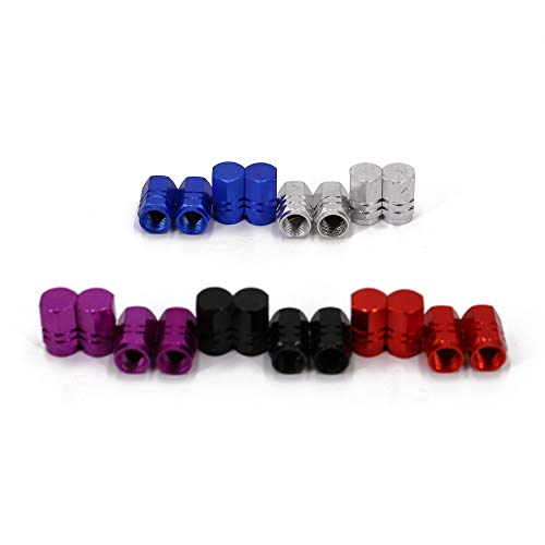 image for UTSAUTO Tire Valve Caps Stem Caps 20pcs Aluminium Alloy Valve Stem Cap