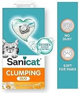 Sanicat White Clumping Cat Litter Vanilla Mandarin 10L Natural Minerals view 2