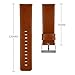Henoda 23mm Genuine Leather Bands Bracelet Strap for Fitbit Blaze Smart Fitness Watch (Caramel (Genuine Leather), S/P Size)