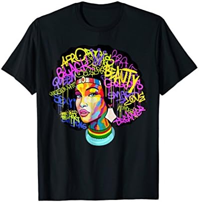 Afro Vintage Melanin Queen T-Shirt