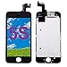 Nroech for iPhone 5S Screen Replacement (Black) 4.0'' with Home Button,Full Assembly with Camera,A1453 A1457 A1530 A1533 LCD Digitizer Display Retina Touch Screen Repair Kits with Tool + Protector