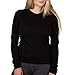 MERIWOOL Womens Base Layer 100% Merino Wool Midweight Long Sleeve Thermal Shirt Black