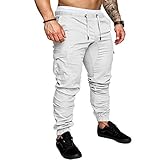 HaoDong Mens Fashion Joggers Sports Pants - Cotton Cargo Pants Sweatpants Trousers Mens Long Pants