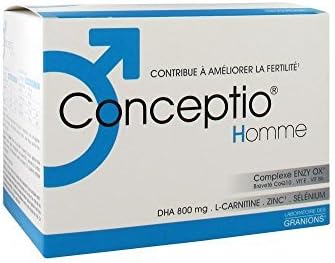 Conceptio Homme Program for Male Fertility - Authentic French Product - 90 Capsules & 30 Sachets by Conceptio