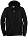 Port & Company Tall Ultimate Full-Zip Hooded Sweatshirt PC90ZHT -Jet Black XLT