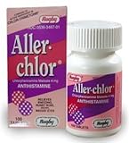 Special pack of 6 ALLER-CHLOR/CPM 4MG WATS 100 Tablets X 6