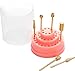 Makartt B-31 Nail Drill Bits Holder Stand Displayer Organizer Container 48 Holes Manicure Tools Acrylic(Nail Bits Not Included)