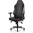 Secretlab Titan Evo Pyke Gaming Chair - Reclining & Heavy Duty Computer Chair with 4D Armrests - Magnetic Head Pillow & Lumbar Support - Big and Tall 395 lbs - Black - Leatherette