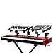 On-Stage KSA8500 Deluxe Keyboard Tier (Multi-Level Keyboard Support for Stacking Digital Pianos, MIDI Controllers, Synthesizers&Organs, Up to 66LBs, Adjustable Arm, Fits X-Style Stands, Black)