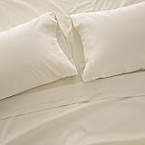 1000 Thread Count - Egyptian Cotton Sheet Set by ExceptionalSheets, King, Ivory