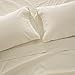 1000 Thread Count Bed Sheet Sets - Luxurious 100% Egyptian Cotton Deep Pocket Sheets - Bedding Set Includes One Flat Sheet, One Fitted Sheet & Two Pillowcases - King Size, Ivory