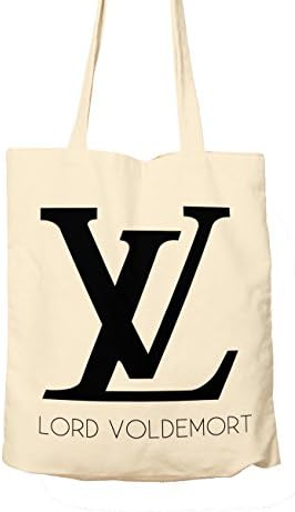 100% Cotton 10L Shopping Bag / Harry Potter / Lord Voldemort / Canvas Shoulder Tote