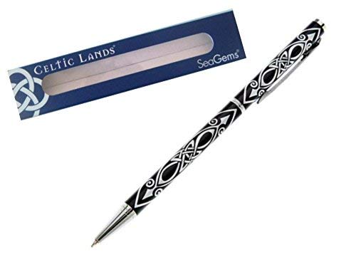 Mens Gift Boxed Pen - Medieval Celtic Spear design