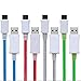 Cdycam 4pcs Glow in The Dark Light-up LED USB Data Sync Charger Cable Charging Cord for iPhone 5 5C 5S 6S 6 Plus 7 7 Plus 8 8 Plus X