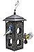 Sorbus Bird Feeder – Birdhouse Lantern Style Hanging Wild Bird Feeder, Premium Black Iron Design with Hanger, Great for Attracting Different Types of Birds Outdoors, Backyard, Garden, (Lantern Style)
