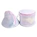 Tenn Well Set of 4 Bra Washing Bag, Mesh Laundry Bag with Zipper for Bras, Underwear, Delicate, Socks (White)