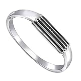 TENGL Fitbit Flex 2 Accessory Bands Bracelet Stainless Steel Metal Bangle with Newest Unique Magnetic Adsorption Switch Design Wristbands for Fitbit Flex 2