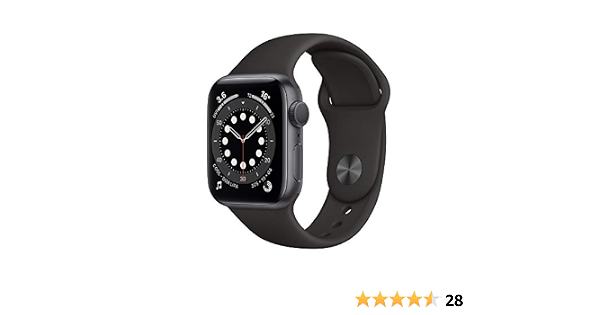 Apple Watch Series 6 (GPS, 40mm) - Space Grey Aluminium Case with Black  Sport Band: Smartwatches: Amazon.com.au