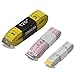 ZomBo Soft Tape Measure Double Scale for Body 3 Pack for Sewing, Body, Tailor 60/120 inch Craft Vinyl Ruler,has Inch Scale on Reverse Side (Yellow Pink White)