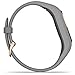 Garmin vivosmart 4 (Gray/Rose Gold, Small/Medium) Smart Activity Tracker Power Bundle | +PlayBetter Portable Charger | Fitness Activity Tracker | Heart Rate