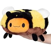 Squishable - Mini Donut Bee - SynthiSquish Collection - 9 in - Soft Toy Collectible Stuffed Animal