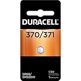Duracell â€“ 370/371 1.5V Silver Oxide Button Battery â€“ long-lasting battery â€“ 1 count