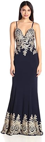 JVN by Jovani Women's Sweetheart Neck Fitted Jersey Dress