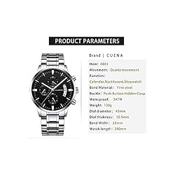 CUENA Men Watch Waterproof Minimalist Wrist Watches For Men's