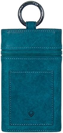 EBLOUIR Ring Case iPhone 7 Cases Italian Leather Detachable Case Multi Card Pockets Green