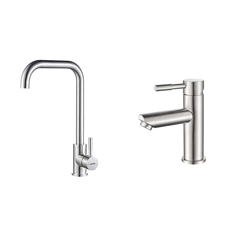 GRIFEMA-Irismart-Grifo-de-cocina-con-cano-orientable-360–mezclador-de-fregadero-Alto-Acero-Ibergrif-Mundo-Grifo