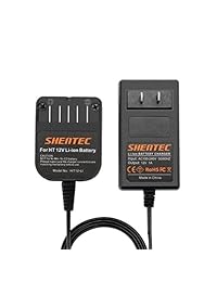 Shentec - Batería de iones de litio y cargador para Hitachi BCL1015 (10,8 V-12 V)