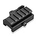 Picatinny Riser Mount, GUNPOW 2 Pack Low Profile Rail Riser Mount Adaptor with 5-Slot Picatinny Rails, QD Quick Release Lever Lock, Allen Wrenchs, For AR15 Rifle Red Dot Sight Scope Optic,1/2
