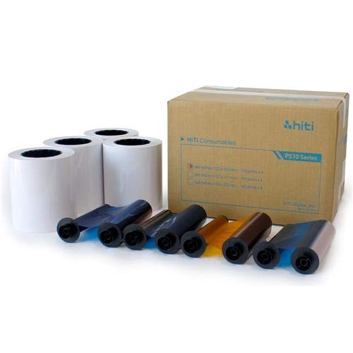 HiTi P510 Series 4x6 Media Kit, 4x rolls of 330 prints ea. -Total of 1320 Prints (87.PBX52.10XT)